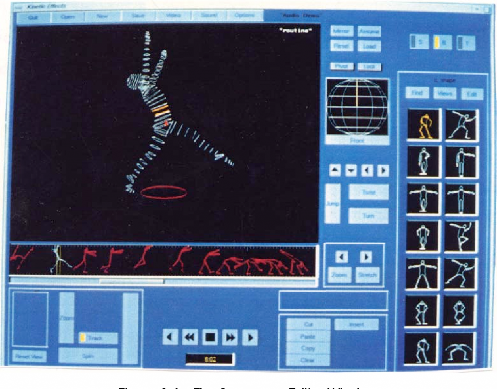 Immagine di anatomia digitale, un corpo che sospeso del cyber spazio