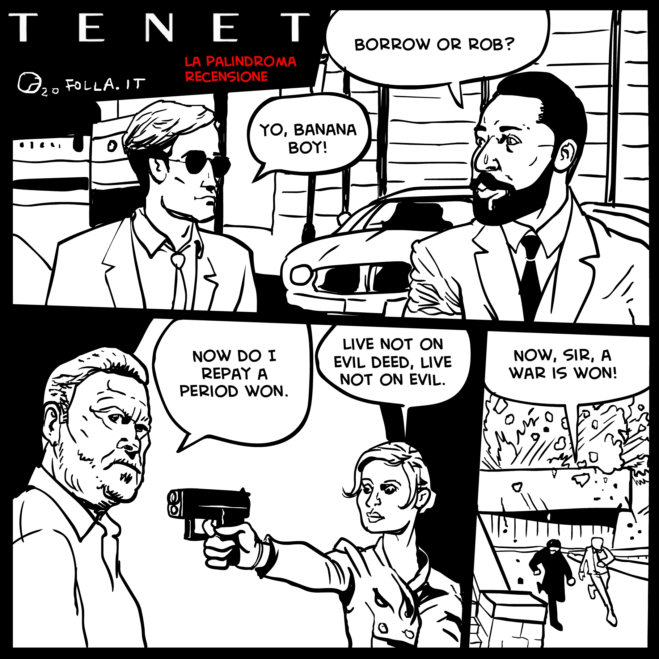 TENET, the reversible review - Fyinpaper