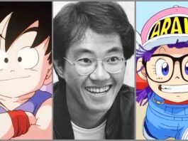 Akira Toriyama and his Dr. Slump character / Un genio poliedrico