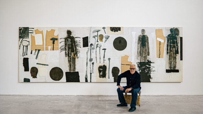 Mimmo Paladino, his solo show, Galleria Christian Stein, MIlan, 2023