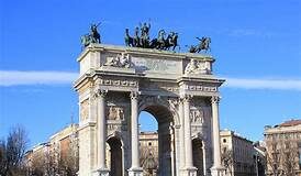 Milano, L’Arco della Pace avviato da Napoleone nel 1807